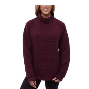 Bench Women's Deep Burgundy Cowl Neck Sweater